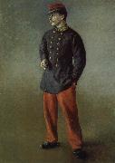 Gustave Caillebotte Soldier oil on canvas